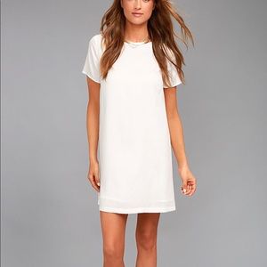 White Shift Dress
